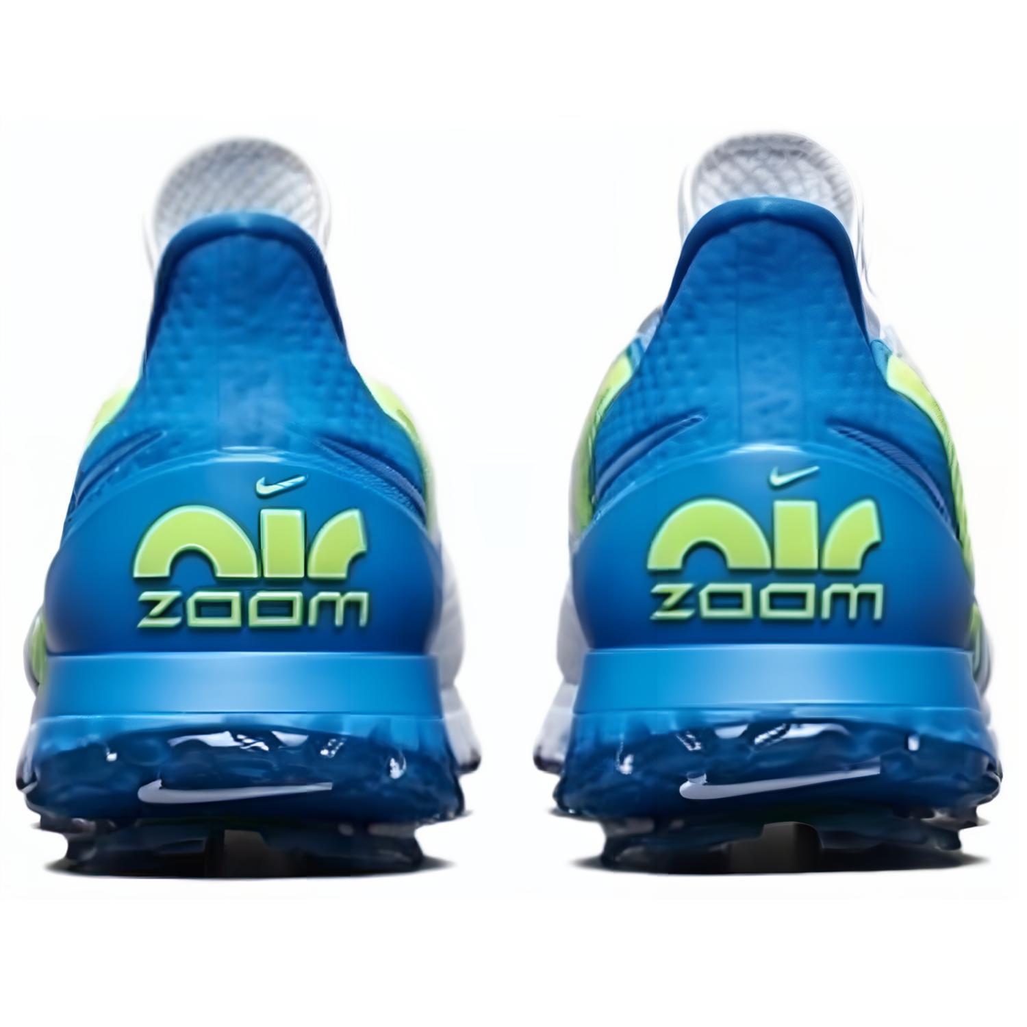Nike Air Zoom Infinity Tour Wide White Volt Baseball Blue