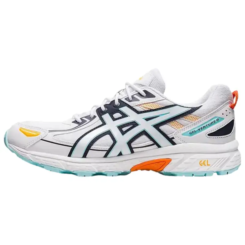 ASICS Gel Venture6 Running Shoes Men's White Blue
