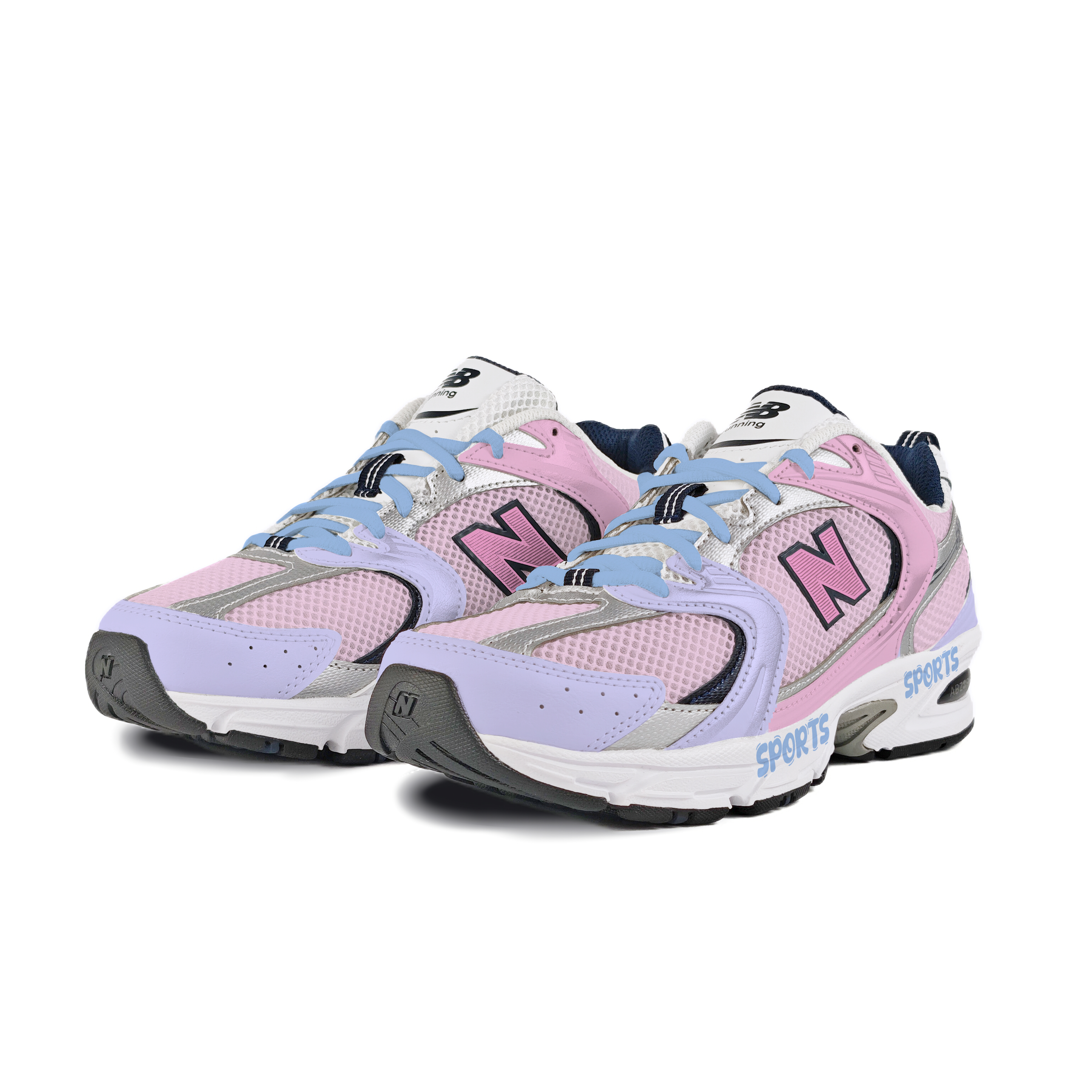 New Balance NB 530 Abrasion Resistant Low top Running Shoes Unisex Pink Purple