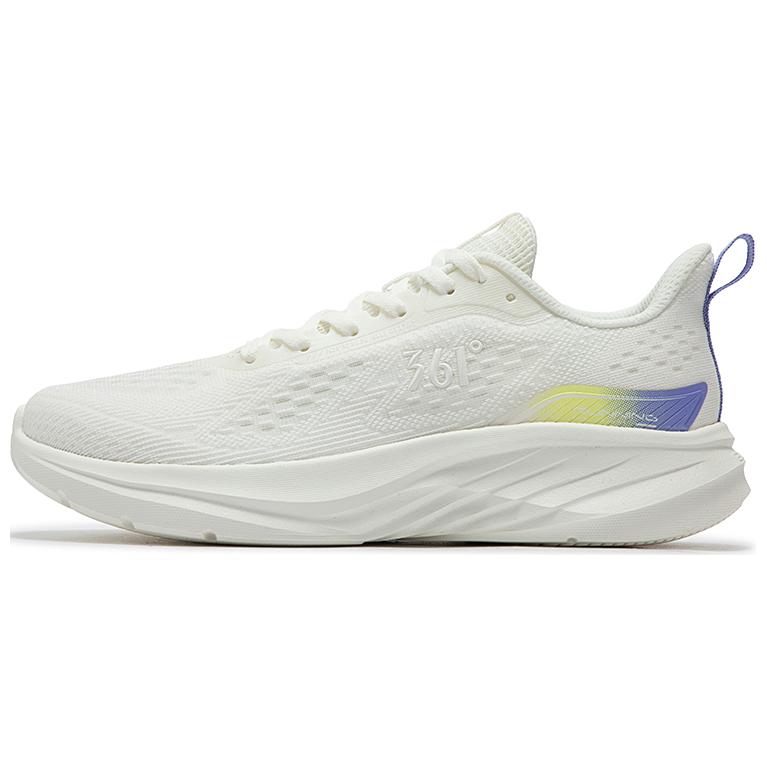 361° Slip Resistant Low top Running Shoes Women’s White Yellow Blue