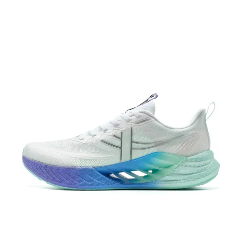 Xtep Hydrogen Wind 8.0 Comfortable, Trendy and Fashionable Breathable Support Rebound Low-top Training Sprint Running Shoes Men's Classic White Silver