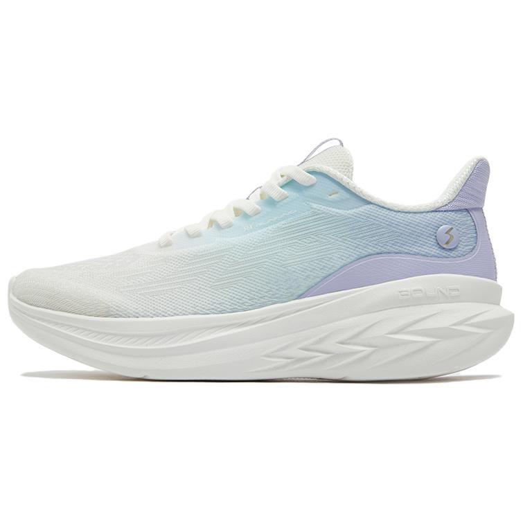 361° Flying Feather 3.0 Slip Resistant Abrasion Resistant Low top Casual Running Shoes Women’s White Purple