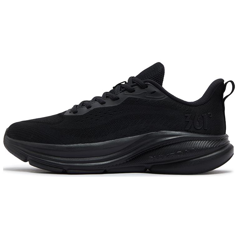 361° Abrasion Resistant Breathable Low top Sprint Running Shoes Men’s Black