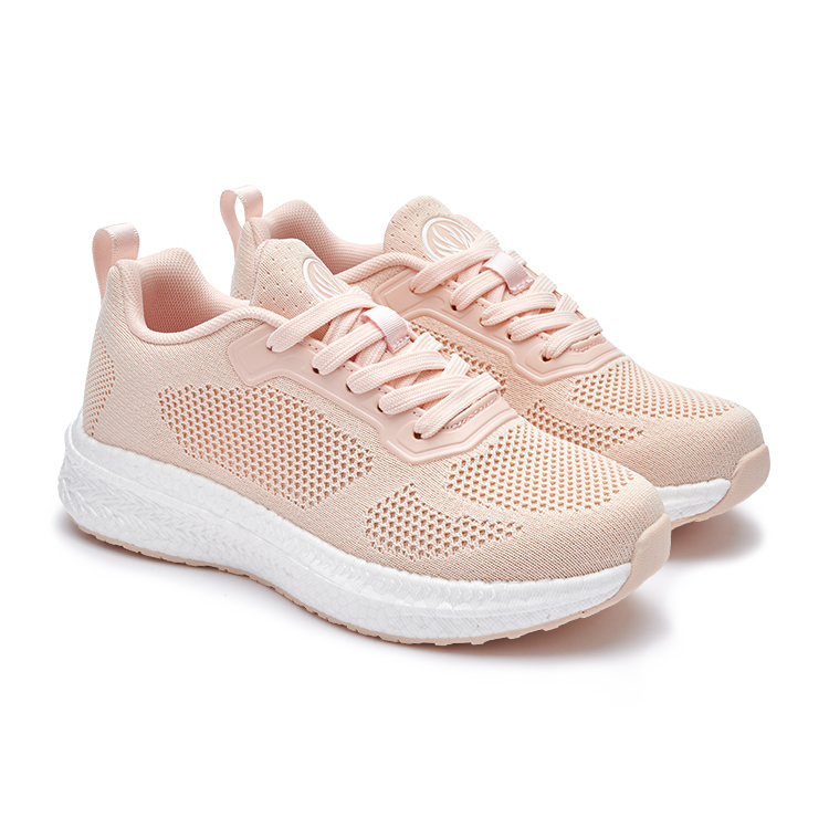 FINEPLAN Fabric Low top ETPU Sole Running Shoes Women’s Pink White