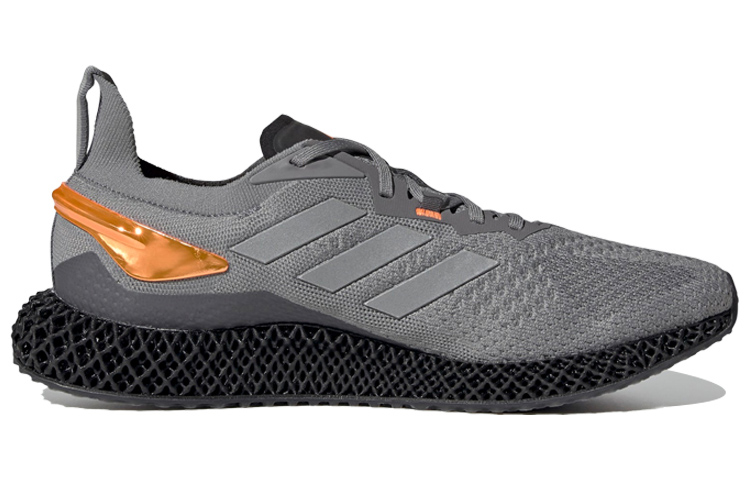 Кроссовки adidas X90004D (серые с серебристым и желтым) — Серый / серебристый / жёлтый — фото 2
