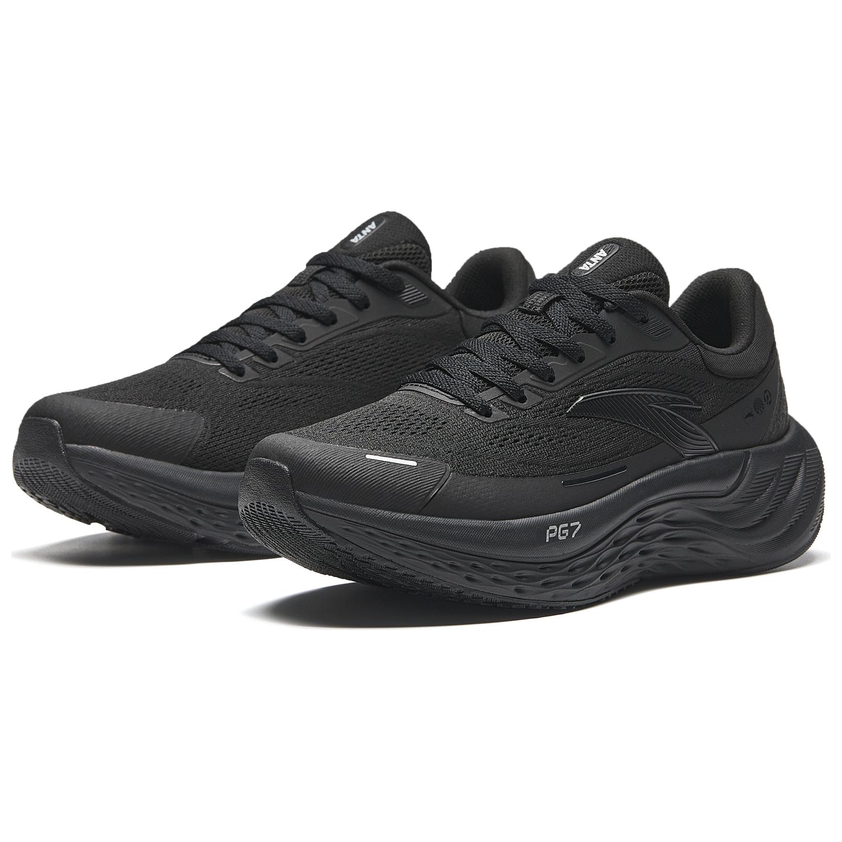 Anta Slip Resistant Abrasion Resistant Low top Running Shoes Women’s Basic Black