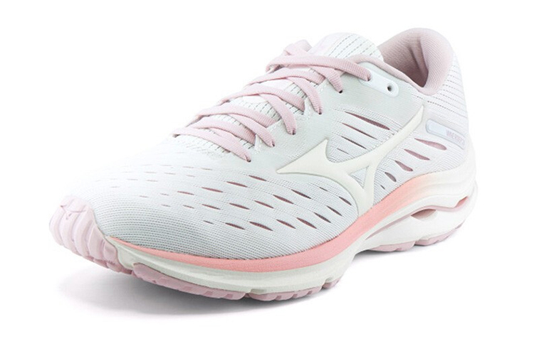 Женские кроссовки Mizuno Wave Rider 24 (белые) — фото 2