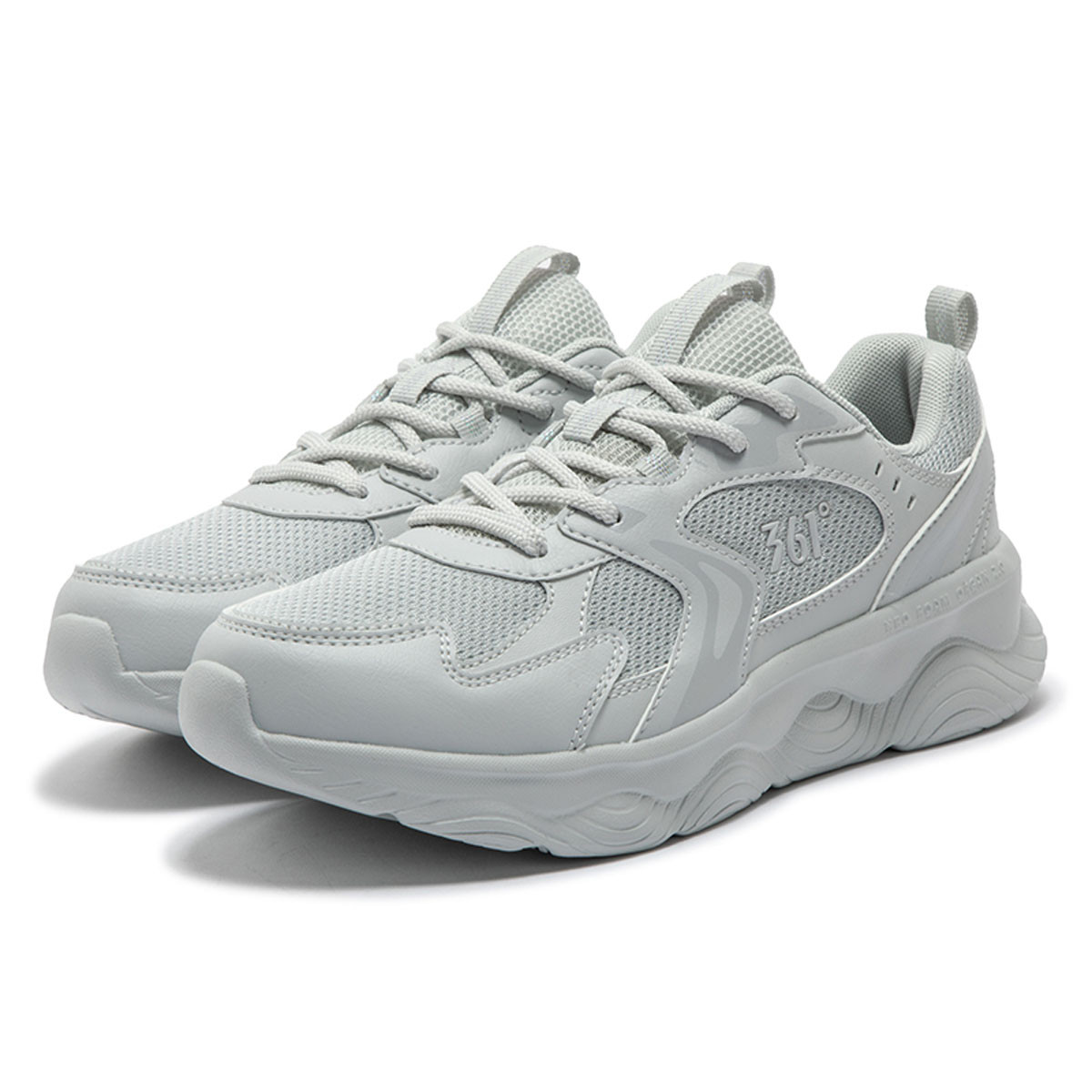 361° Cushioning Abrasion Resistant Cushioning, Wear Resistant Low top Casual City Commuting Running Shoes Women’s Gray