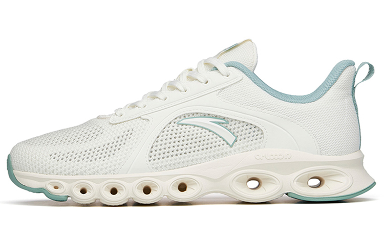 Anta Cushioning Slip Resistant Abrasion Resistant Breathable Low top Running Shoes Men’s White
