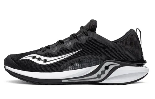 Saucony Coyote Running Shoes Men's Low Top Black Silver