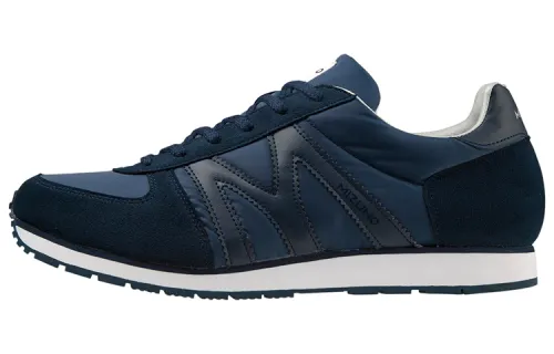 Mizuno MR1 WP Leather Slip Resistant Abrasion Resistant Low top Casual Shoes Unisex Blue Black