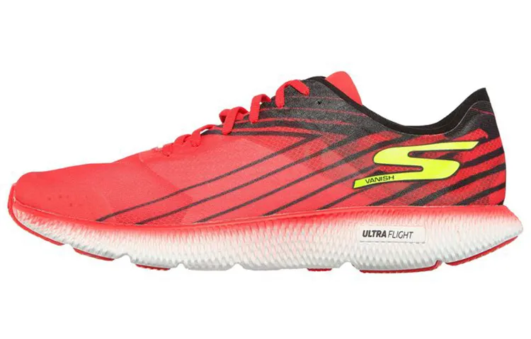 Skechers GO RUN Low top Casual Running Shoes Men's Black Red