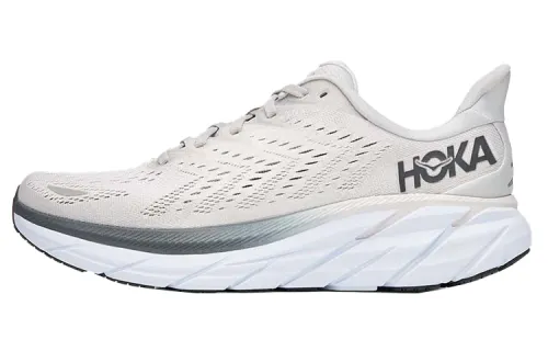 HOKA ONE ONE Clifton 8 Running Shoes Men's Low Top Gray