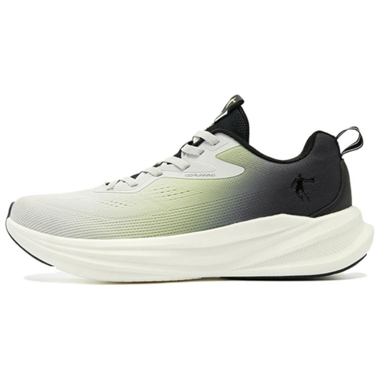 QIAODAN Abrasion Resistant Breathable Low top Casual Running Shoes Men’s Green Black