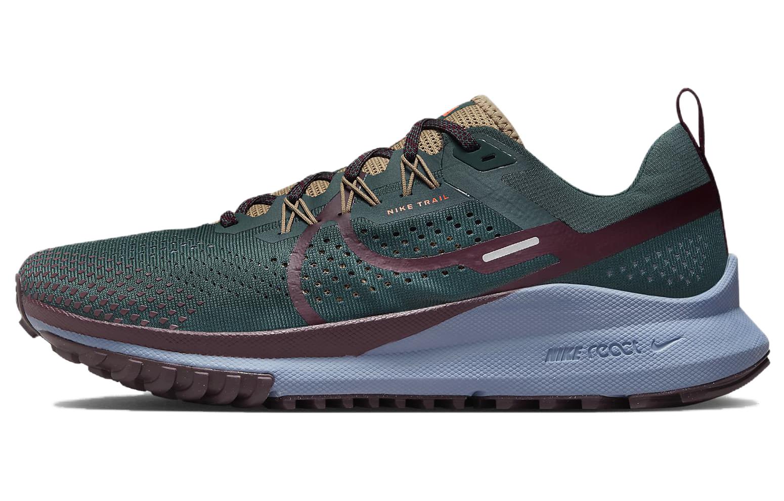 Nike React Pegasus Trail 4 Deep Jungle Night Maroon Blue