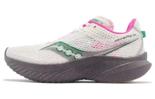 saucony Women's Kinvara 14 'White Sprig Gravel'