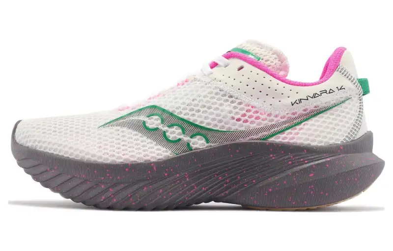 saucony Women's Kinvara 14 'White Sprig Gravel'