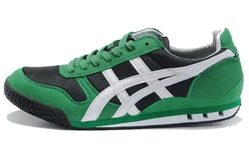 Onitsuka Tiger Ultimate 81 Cushioning Slip Resistant Abrasion Resistant Low top Running Shoes Unisex Green Black White