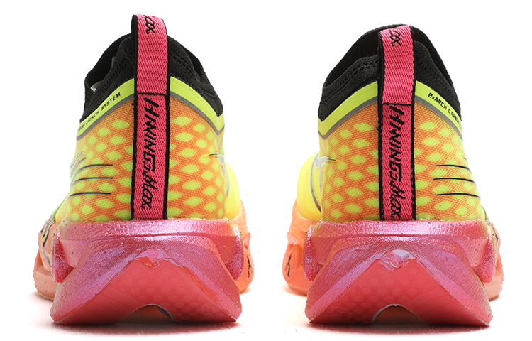HEALTH Cushioning Rebound Racing Long Distance Running Shoes Unisex Orange Red