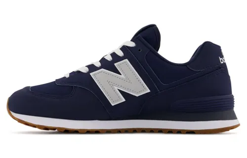 New Balance NB 574v2 Fabric Athleisure Low top Running Shoes Men's Dark Blue