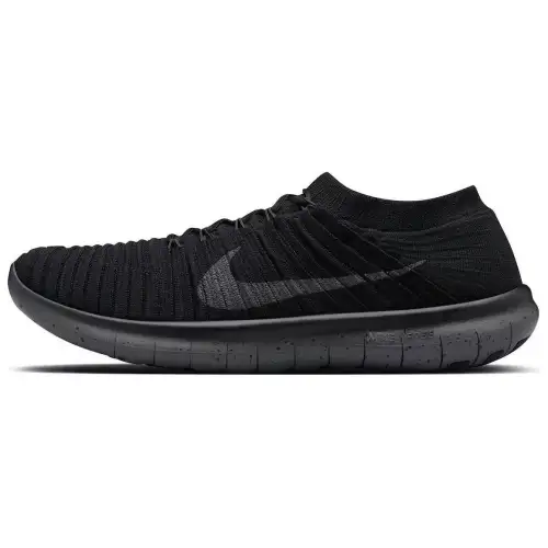 Nike Free Rn Motion Flyknit Black Dark Grey