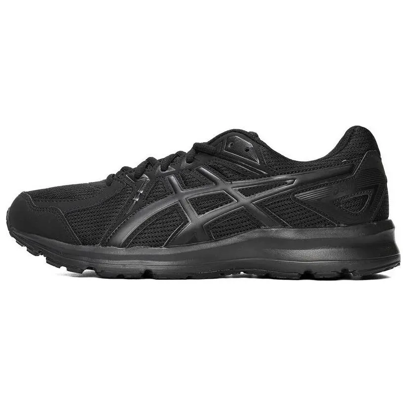 ASICS Jog 100 2 Cushioning Abrasion Resistant Breathable Low top Training Running Shoes Unisex Black