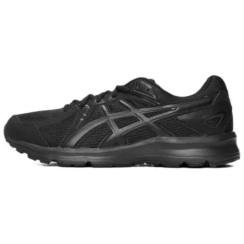 ASICS Jog 100 2 Cushioning Abrasion Resistant Breathable Low top Training Running Shoes Unisex Black
