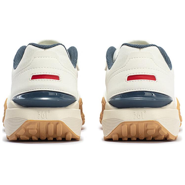361° Comfortable And Breathable Cushioning Slip Resistant Abrasion Resistant Low top Running Shoes Men’s White Red