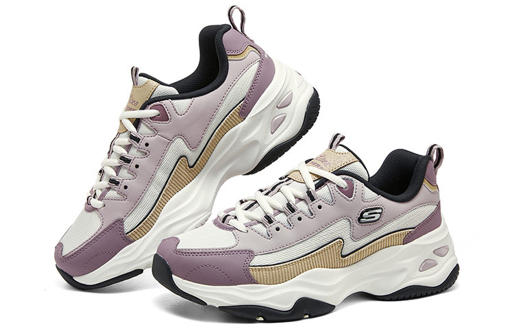 Skechers Dlites 1.0 ‘Mauve Yellow White’ Women’s