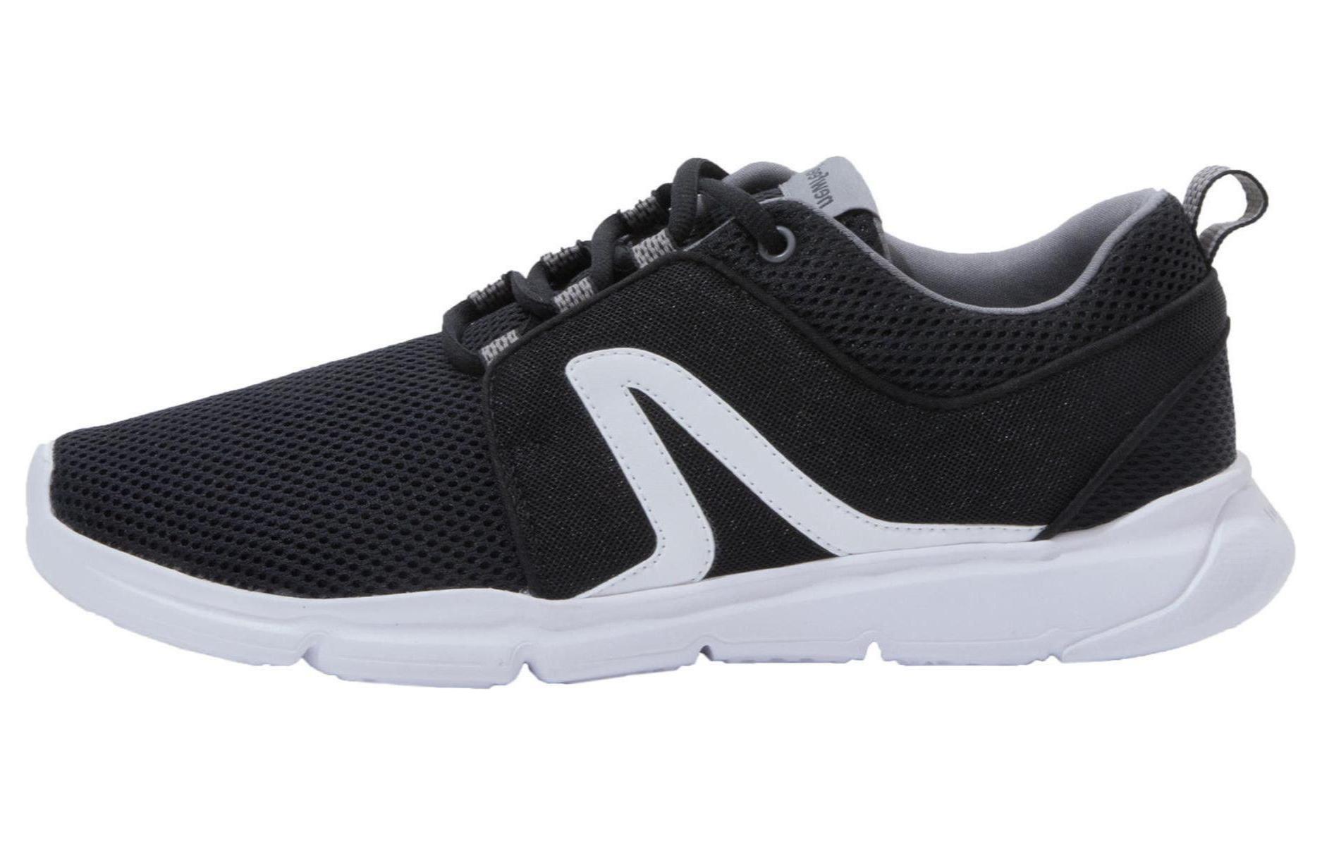DECATHLON Cushioning Abrasion Resistant Cushioning, Wear Resistant Low top Running Shoes Women’s Black White