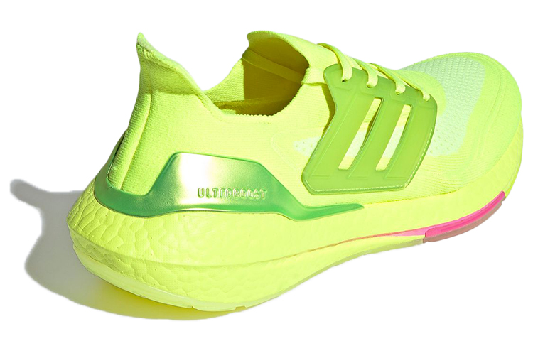 Мужские кроссовки adidas ULT TPU (зеленый с розовым) — Зелёный / розовый — фото 4