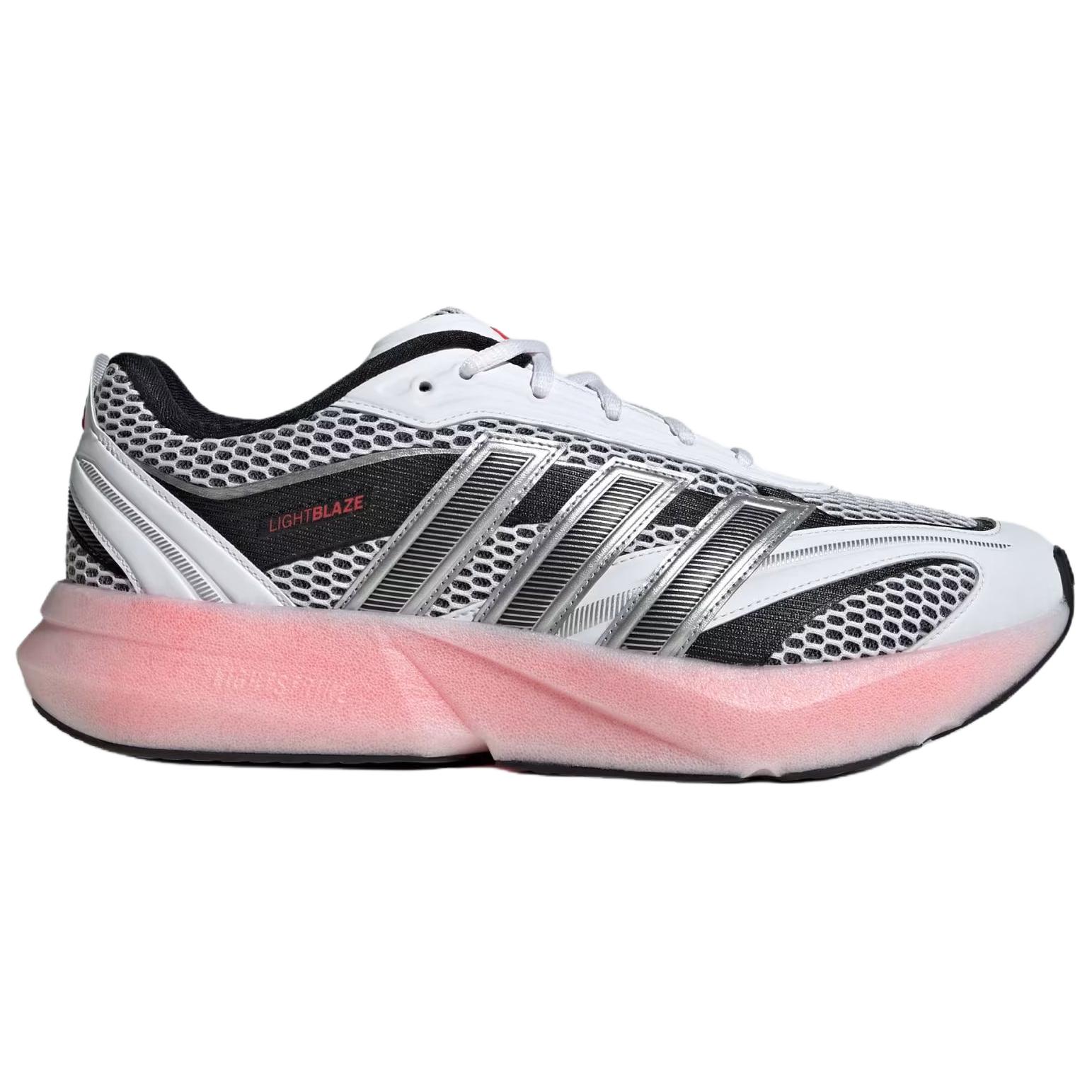 Adidas LIGHTBLAZE Casual Running Shoes Men’s Black White Silver