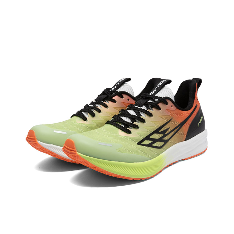 LPMX Cushioning Slip Resistant Breathable Support Lightweight Rebound Low top Running Shoes Unisex Lava Orange