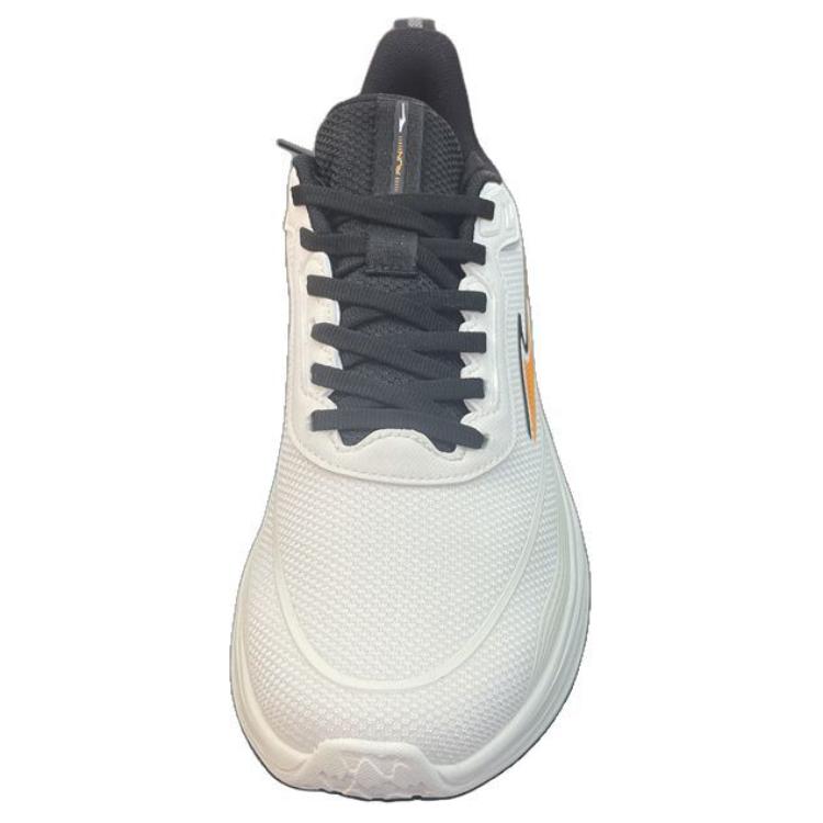 Erke Cushioning Lightweight Cushioning Lightweight Low top Casual Running Shoes Men’s White Black Orange
