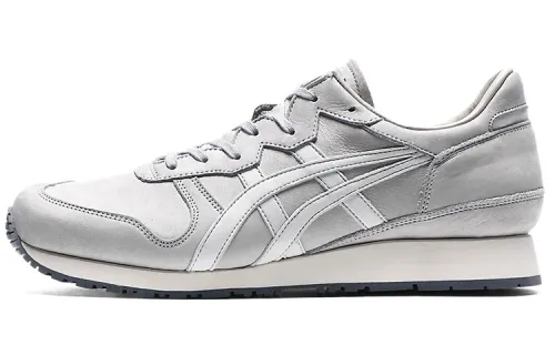 Onitsuka Tiger Ally Vintage Leather Slip Resistant Abrasion Resistant Low top Running Shoes Unisex Gray