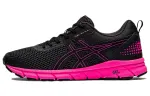 Asics Comfortable Slip Resistant, Abrasion Resistant, Breathable Low top Running Shoes Women's Black Rose Red