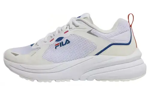 FILA Abrasion Resistant Breathable Low top Running Shoes Unisex Ecru Korean Style