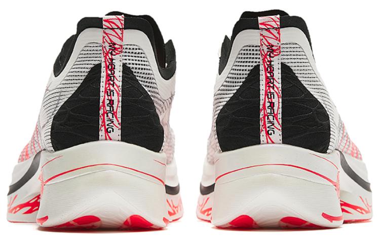 Anta C10 Pro Fabric Cushioning Slip Resistant Low top Nitrogen Technology Marathon Racing Running Shoes Men’s White Red
