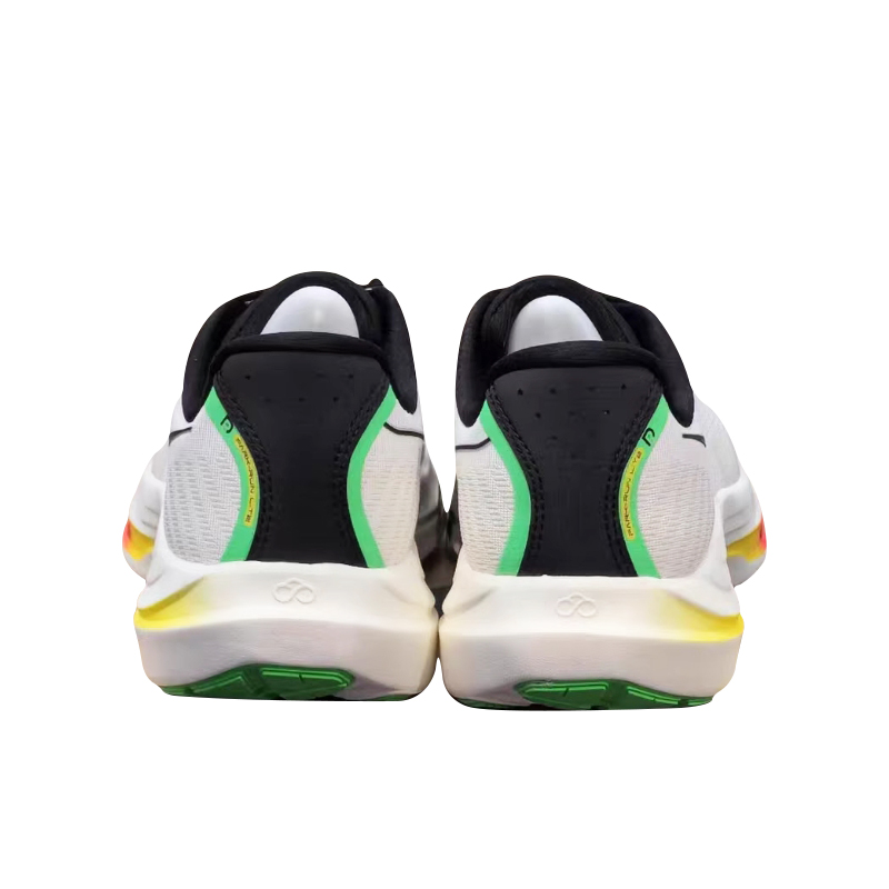 Erke Cushioning Slip Resistant Abrasion Resistant Low top Long Distance Running Shoes Men’s White Black