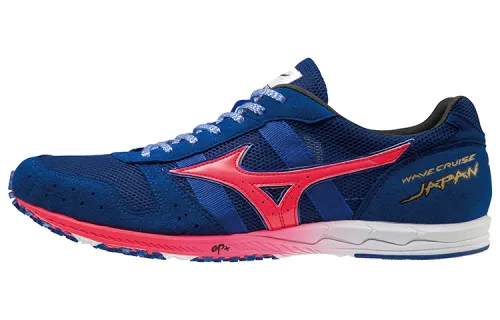 Mizuno Wave Sky 5 Running Shoes Unisex Low Top Blue/Pink
