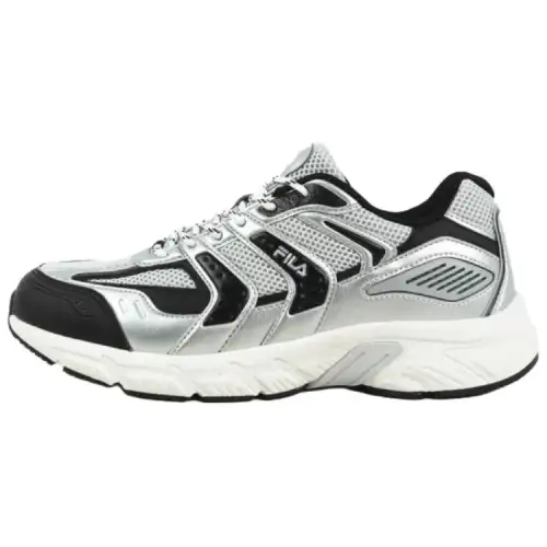 FILA Vintage Collection Abrasion Resistant Low top Running Shoes Men's Silver Black