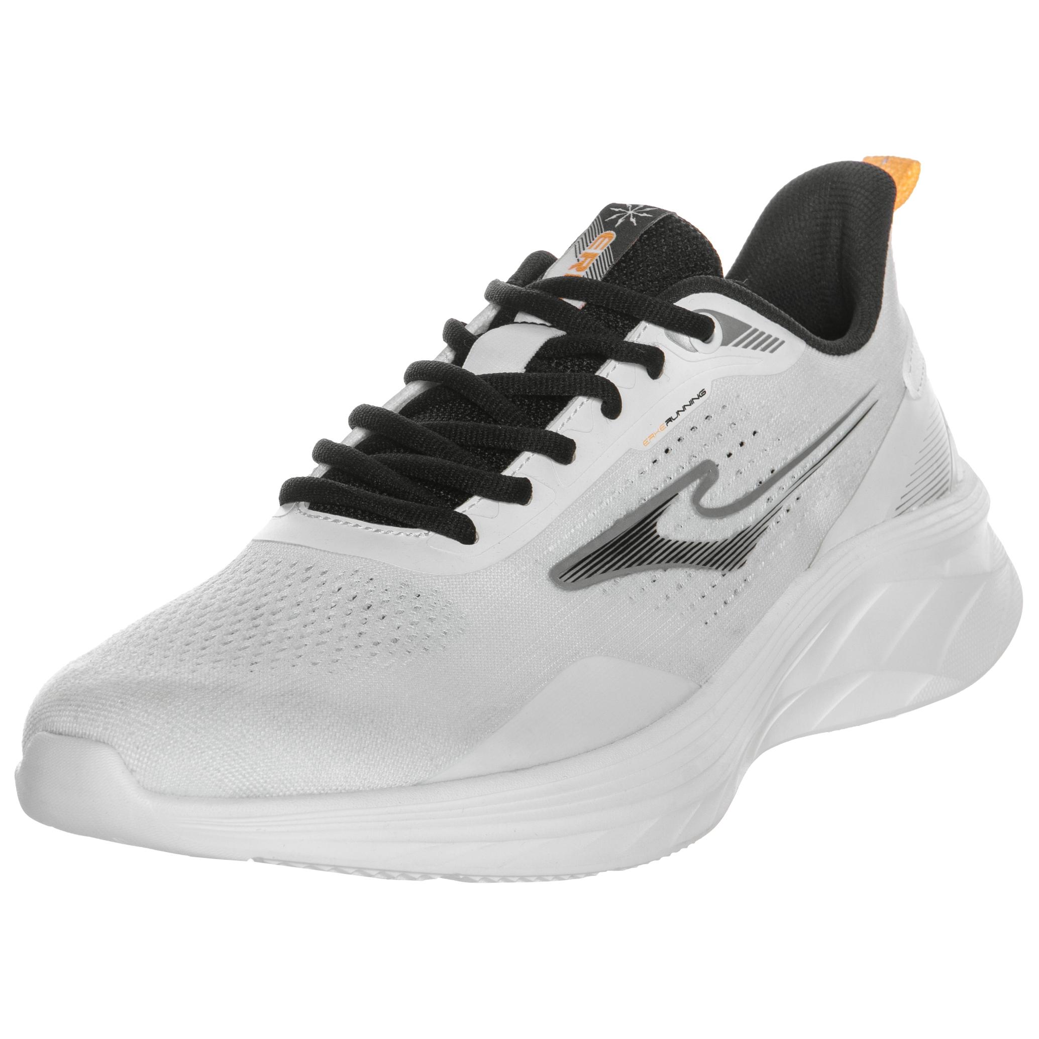 Erke Cushioning, Wear Resistant Low top Running Shoes Men’s Microcrystal White