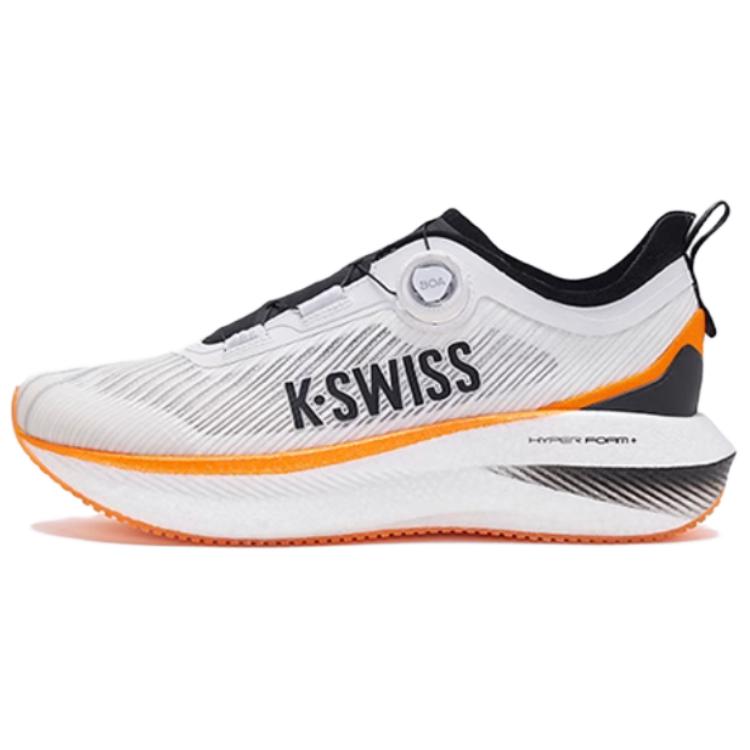 K·SWISS Fabric Slip Resistant Abrasion Resistant Low top Running Shoes Men’s White