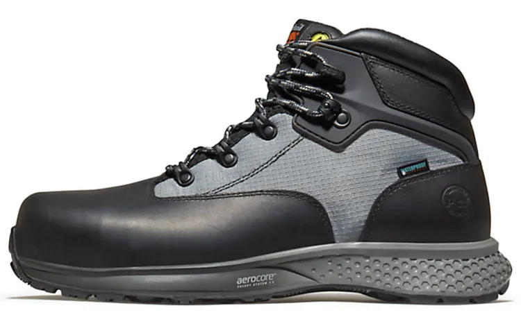 Timberland Euro Hiker Abrasion Resistant Ankle Length Outdoor Boots Black Gray