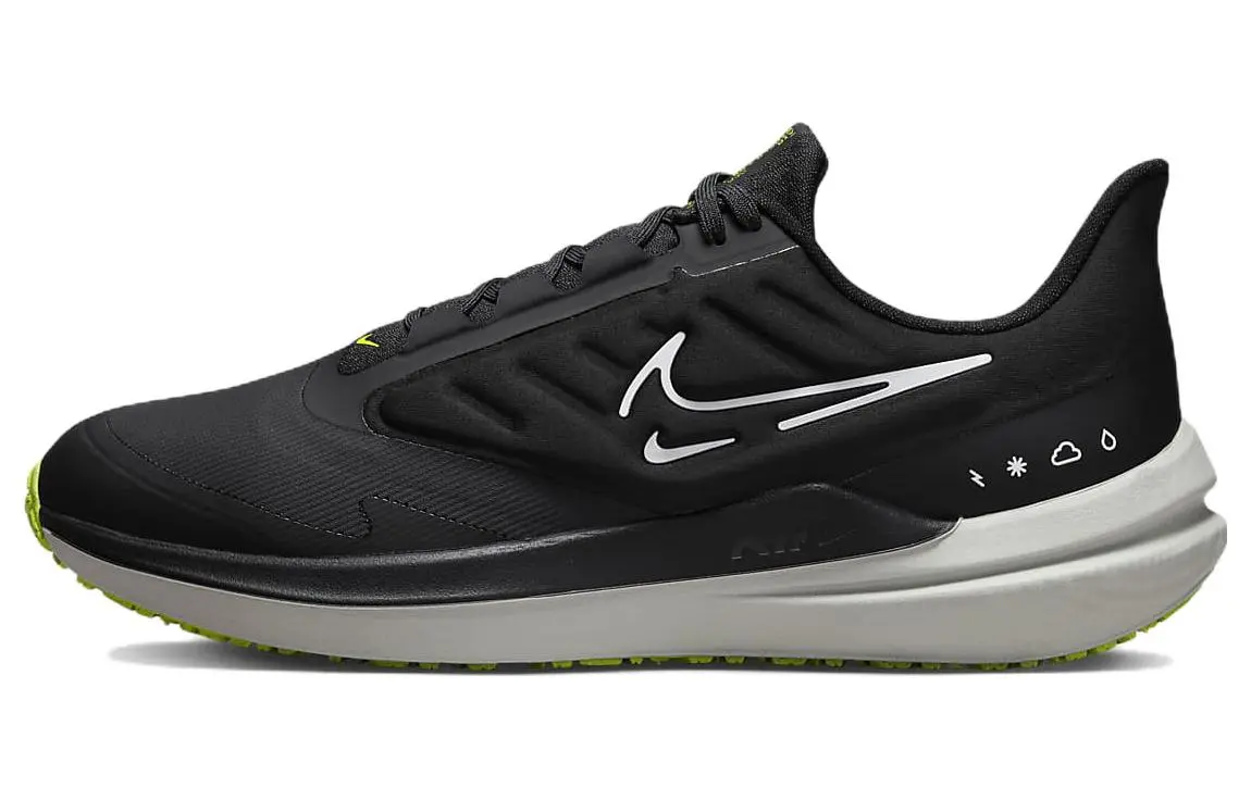 Nike Air Zoom Winflo 9 Shield 'Black White Volt'