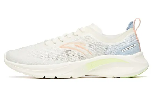 Anta Hydrogen Run III Cushioning Slip Resistant Abrasion Resistant Low top Running Shoes Women's White Blue