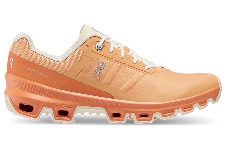On Cloudventure Lightweight Fabric Low top Trail Running Shoes Women’s Orange Copper