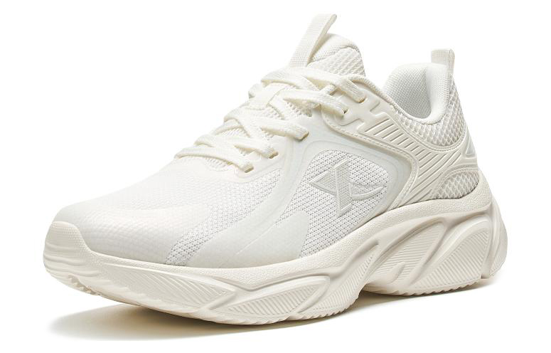 XTEP Fashion Textile, Synthetic Leather Slip Resistant, Abrasion Resistant, Lightweight Low top Running Shoes Women’s