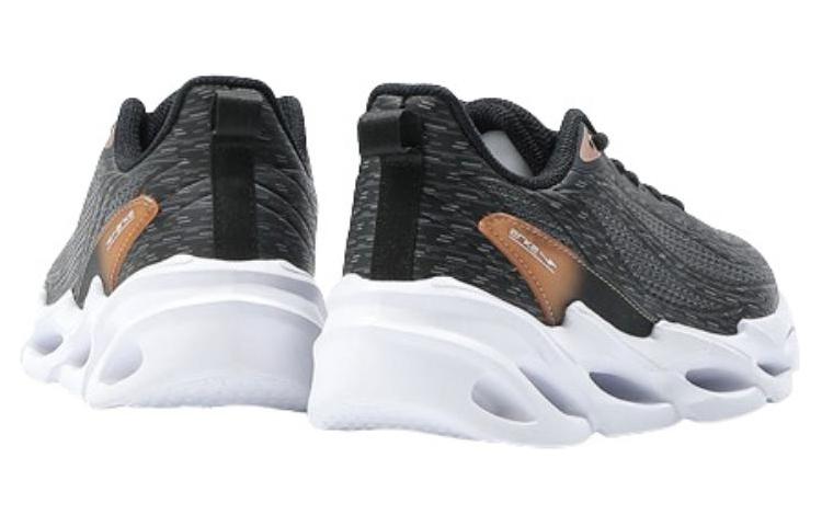 Erke Slip Resistant Abrasion Resistant Low top Running Shoes Women’s Black White Pink