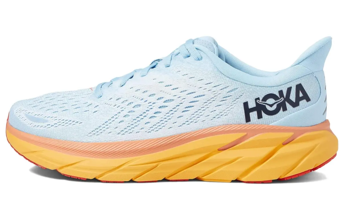 HOKA ONE ONE Clifton 8 Summer Song Ice Flow Orange Women's